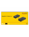 DeLOCK DisplayPort 1.4 Switch 2 x 2 DisplayPort in to 1 x 2 DisplayPort out 8K, DisplayPort Switch (black) - nr 14