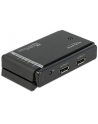 DeLOCK DisplayPort 1.4 Switch 2 x 2 DisplayPort in to 1 x 2 DisplayPort out 8K, DisplayPort Switch (black) - nr 21