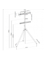 One for all 65 ''tripod TV stand Ultraslim TURN 360 - nr 5