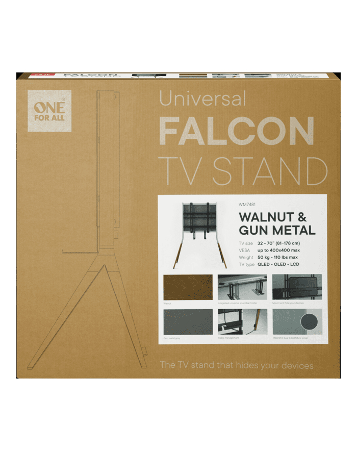 One for all 70 ''TV Stand Falcon dark główny