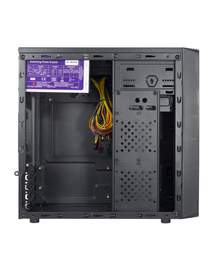 Inter-Tech MA-01-P Micro, tower case (black, incl.SL-500K) główny