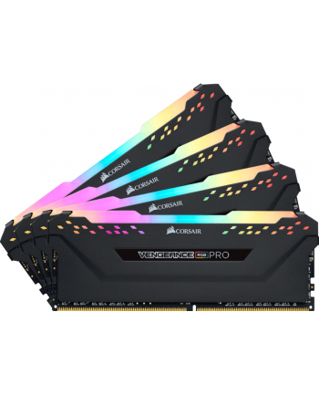 Corsair DDR4 - 64 GB -3600 - CL - 18 - Quad-Kit, RAM (black, CMW64GX4M4D3600C18, Vengeance RGB PRO)