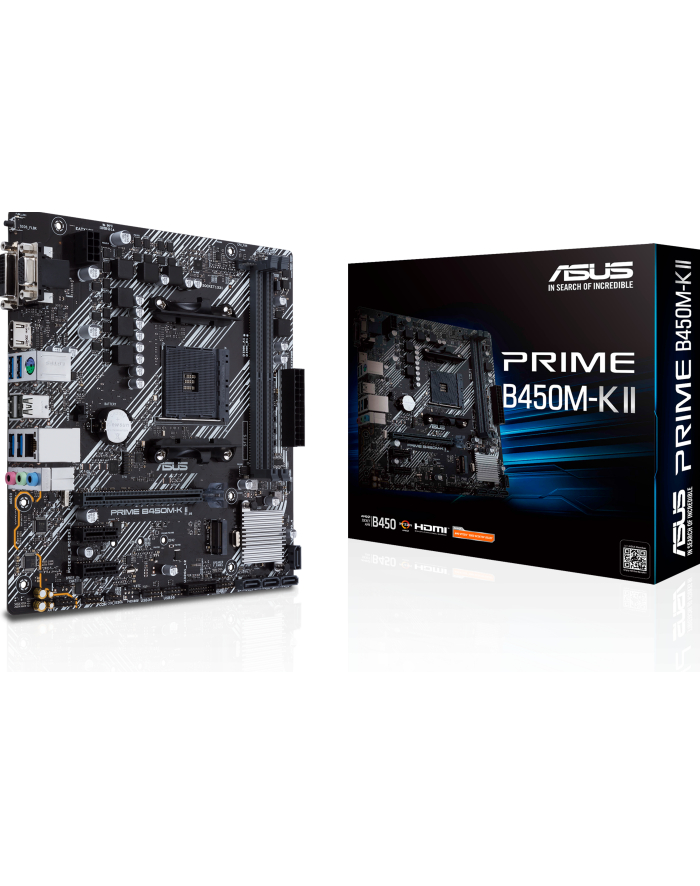 Asus PRIME B450M-K II - Socket AM4 - motherboard główny