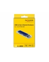 DeLOCK 42620 storage drive enclosure M.2 SSD enclosure Blue, Drive cases - nr 5