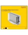 DeLOCK 42624 storage drive enclosure 2.5/3.5'' HDD/SSD enclosure Transparent, Drive cases - nr 15