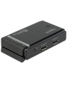 DeLOCK DisplayPort 1.4 Switch 2 x 2 DisplayPort in to 1 x 2 DisplayPort out 8K, DisplayPort Switch (black) - nr 12