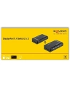 DeLOCK DisplayPort 1.4 Switch 2 x 2 DisplayPort in to 1 x 2 DisplayPort out 8K, DisplayPort Switch (black) - nr 14