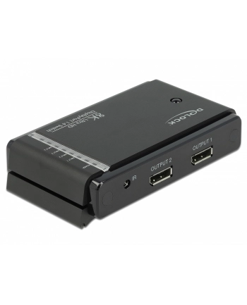 DeLOCK DisplayPort 1.4 Switch 2 x 2 DisplayPort in to 1 x 2 DisplayPort out 8K, DisplayPort Switch (black) nr 2