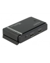 DeLOCK DisplayPort 1.4 Switch 2 x 2 DisplayPort in to 1 x 2 DisplayPort out 8K, DisplayPort Switch (black) - nr 8