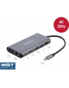DeLOCK USB-C docking station 4K - HDMI / DP / USB 3.0 / SD / LAN / PD 3.0 - nr 15