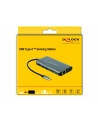 DeLOCK USB-C docking station 4K - HDMI / DP / USB 3.0 / SD / LAN / PD 3.0 - nr 6