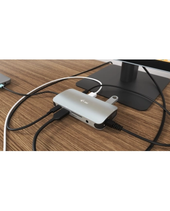i-tec Metal USB-C Nano Dock HDMI/VGA with LAN + Power Delivery 100 W, Docking station