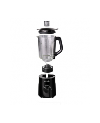 Gorenje Blender B800GBK 800 W, Stand blender, Material jar(s) Glass, 1.5 L, Ice crushing, Black