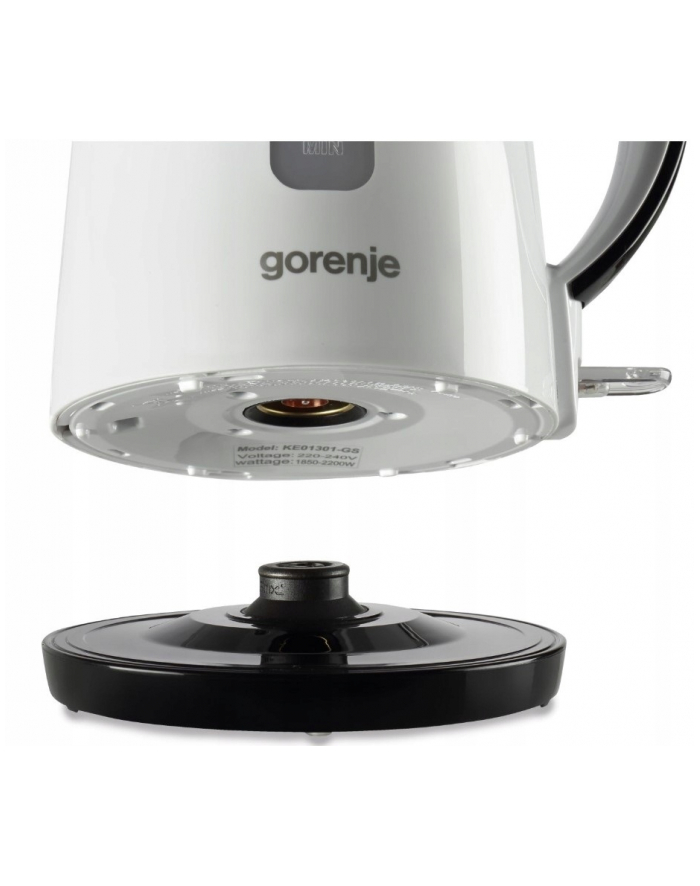 Gorenje Kettle K17PLBW Electric, 2200 W, 1.7 L, Plastic + metal, 360° rotational base, White główny