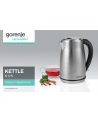 Gorenje Kettle K17S Electric, 2000 W, 1.7 L, Stainless steel, 360° rotational base, Stainless steel - nr 5