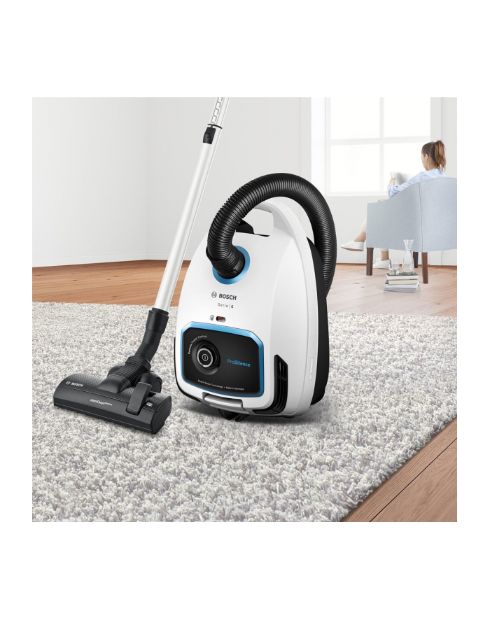 Bosch Odkurzacz BGB6SIL1 Bagged, Dry cleaning, Power 700 W, Dust capacity 4 L, 66 dB, White główny