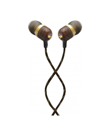 Marley Smile Jamaica Earbuds, In-Ear, Wired, Microphone, Brass