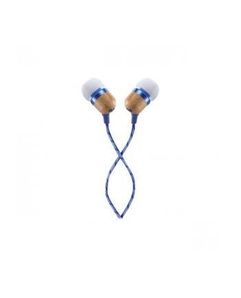 Marley Smile Jamaica Earbuds, In-Ear, Wired, Microphone, Denim