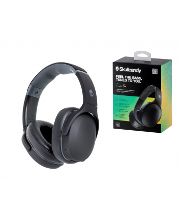 Skullcandy Crusher Evo Wireless Over-Ear Headphone, True Black