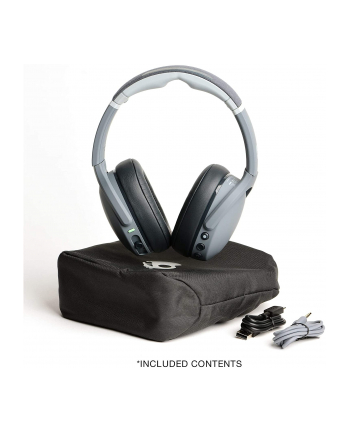 Skullcandy Crusher Evo Wireless Over-Ear Headphone, Chill Grey