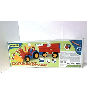 WADER Gigant Traktor+łycha z przyczepą 66300 63008