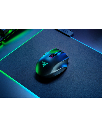 Razer Gaming Mouse Naga Pro RGB LED light, Wireless connection, Optical mouse, Black, 2.4 GHz USB receiver, Bluetooth