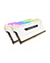 corsair Pamięć DDR4 Vengeance RGB 16GB/3200(2*8GB) biała CL16 - nr 6