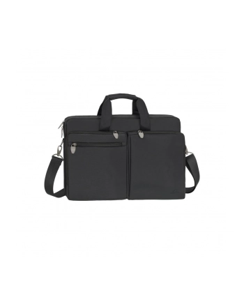 Torba do notebooka 17,3'' RivaCase Tiergarten czarna, z materiału wodoodpornego