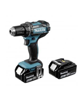 Makita Cordless drill, 18 V, 2x 5,0 Ah Li-ion, 62/36 Nm, 1,7kg, LED nr 1