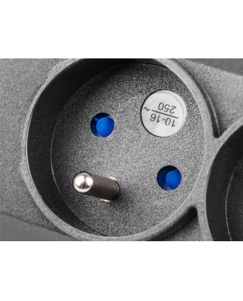 armac Listwa zasilająca 5m multi M12 czarna M12/50/CZ
