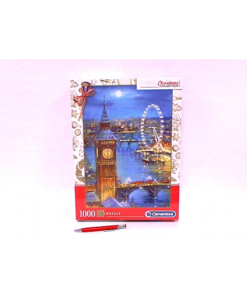 Clementoni Puzzle 1000el Płatki śniegu na Big Ben 39319