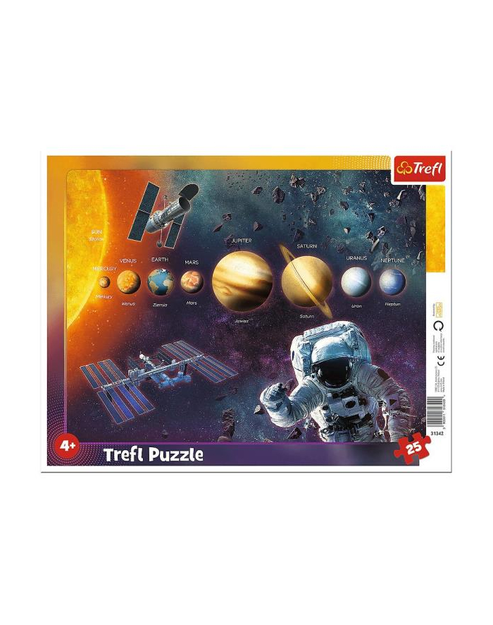 Puzzle 25el ramkowe Układ Słoneczny 31342 Trefl główny