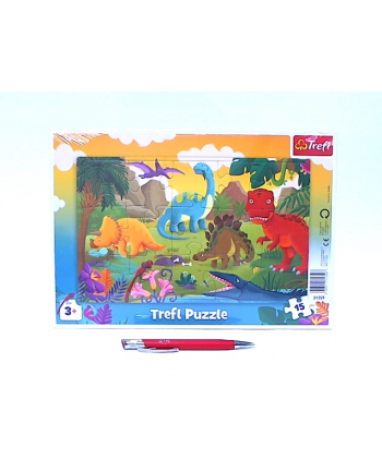 Puzzle 15el ramkowe Dinozaury 31359 Trefl