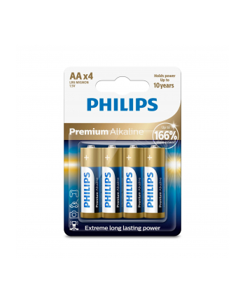 philips Baterie alkaliczne premium  AA x4