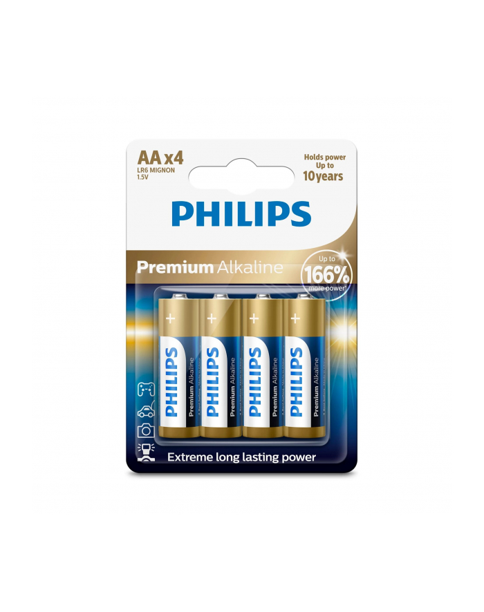 philips Baterie alkaliczne premium  AA x4 główny