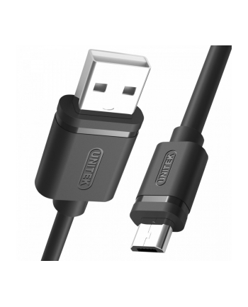 unitek Kabel USB - microUSB 2.0, 2M, M/M, Y-C455GBK