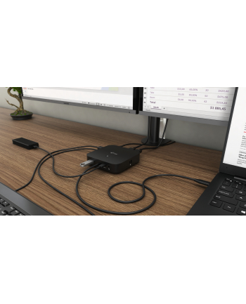 Stacja dokującą USB-C Dual Display Docking Station Power Delivery 100 W + i-tec Universal Charger 112 W