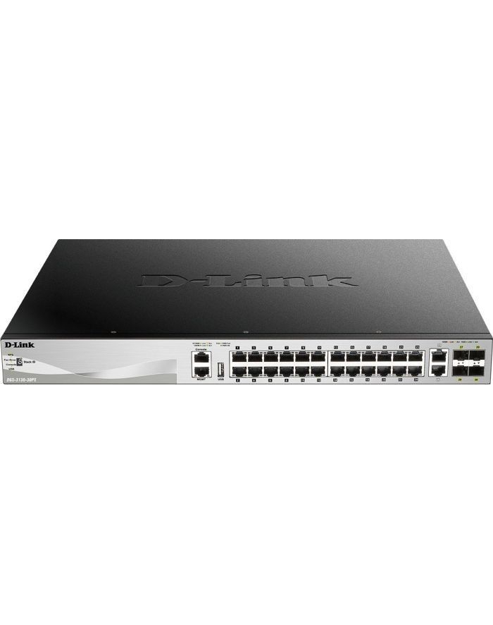 d-link DGS-3130-30PS/SI Switch 24xGE PoE 2x10G 4xSFP+ główny