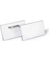 Durable Identyfikator z Agrafką 40x75mm 100szt. Przezroczysty - nr 16