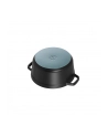 Staub Garnek z przykrywką okrągły 24 cm czarny - nr 17