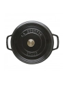 Staub Garnek z przykrywką okrągły 24 cm czarny - nr 19