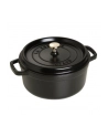Staub Garnek z przykrywką okrągły 24 cm czarny - nr 20