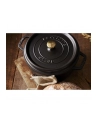 Staub Garnek z przykrywką okrągły 24 cm czarny - nr 30