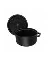 Staub Garnek z przykrywką okrągły 24 cm czarny - nr 5
