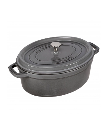 Staub Garnek owalny 29 cm grafit szary 40509-317-0 nr 2
