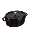 Staub Owalny Garnek Żeliwny Cocotte 31 cm Czarny 40509-319-0 - nr 2
