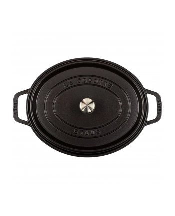 Staub Owalny Garnek Żeliwny Cocotte 31 cm Czarny 40509-319-0 nr 2