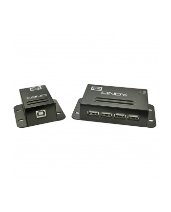 Lindy 42681 Rozdzielacz 4 portowy USB przez skrętkę Cat.5 (LY42681)