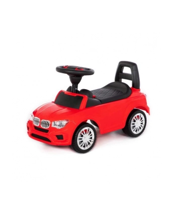 Polesie 84583 Samochód-jeździk '';SuperCar''; Nr5 z sygnałem dźwiękowym (czerwony) nr 1