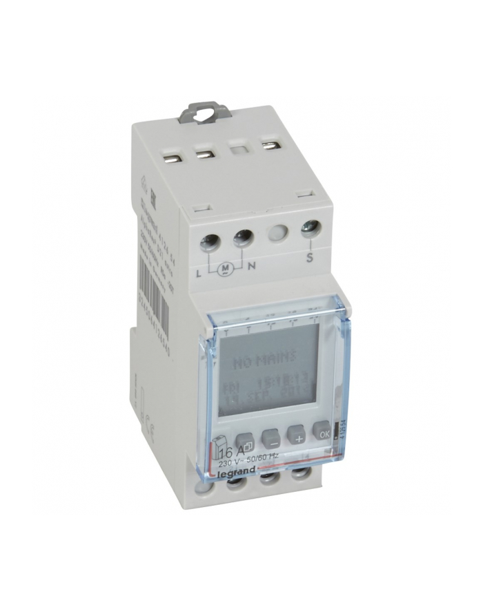 Legrand Cyfrowy Programator Astronomiczny 1-Kanałowy 230V 16A Alpharex (412654) główny